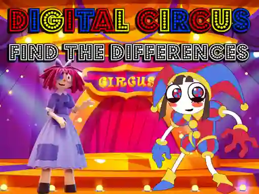 Spil Digital Circus Find The Differences online