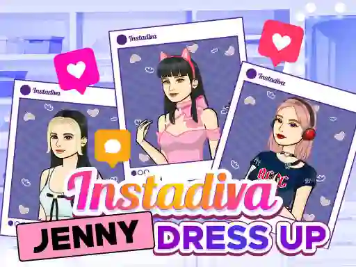 Spil Instadiva Jenny Dress Up online