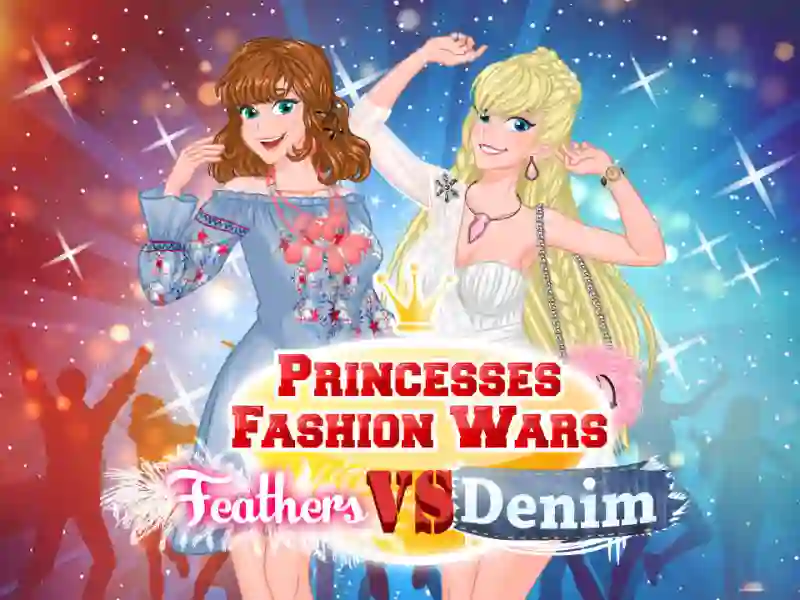 Spil Princesses Fashion Wars Feathers VS Denim online