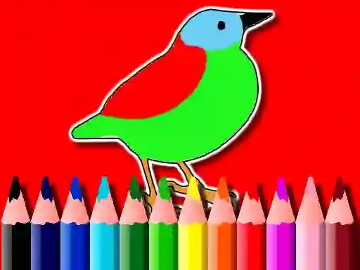 Spil Back To School: Birds Coloring Book online