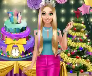 Spil Blondie Winter Party online