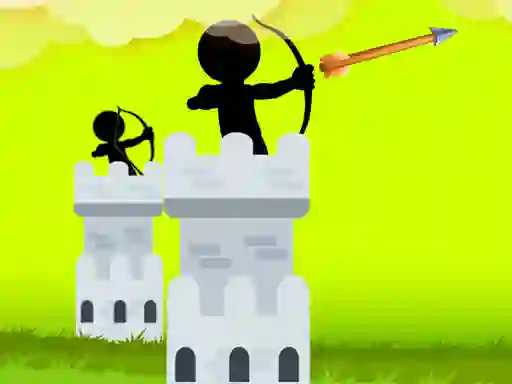 Spil Stickman Archer Castle online