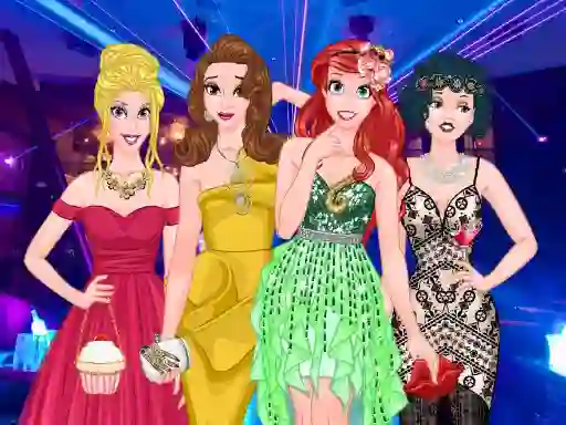Spil  Princesses Graduation Party Night online