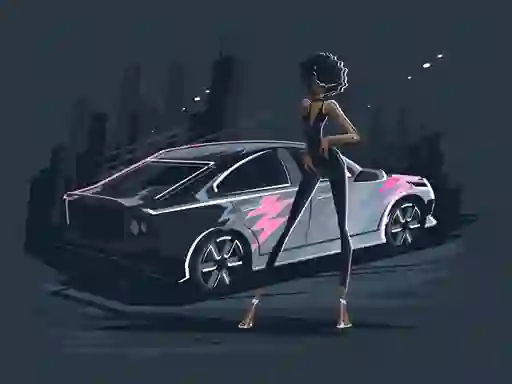 Spil Old and New Cars Coloring online