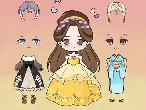 Spil Vivi Doll Dress Up online