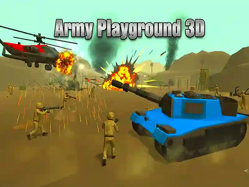 Spil Army Playground 3D online