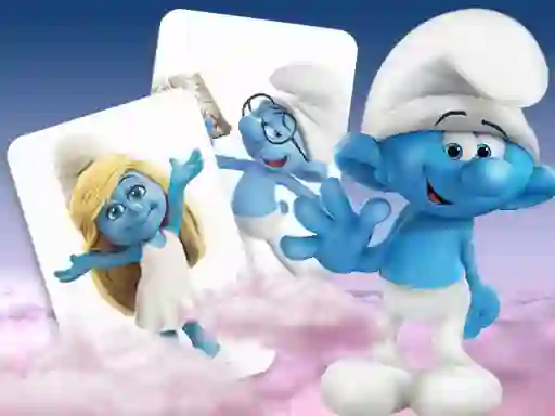 Spil Smurfs memory card Match online