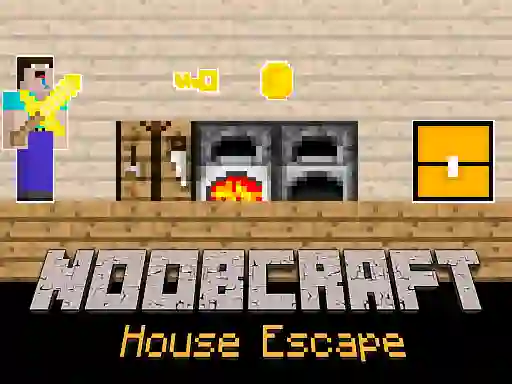 Spil Noobcraft House Escape online
