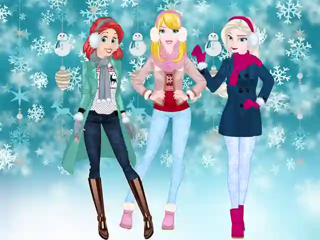 Spil Princesses Winter Spree online