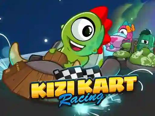 Spil Kizi Kart Racing online
