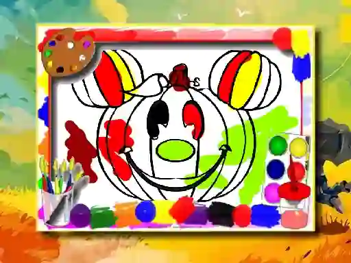Spil Halloween Coloring Book online