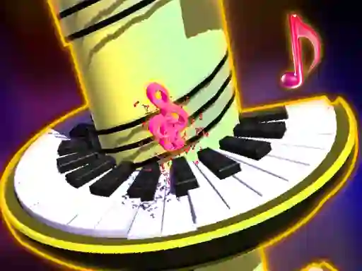 Spil Ball Jump Piano Tile online