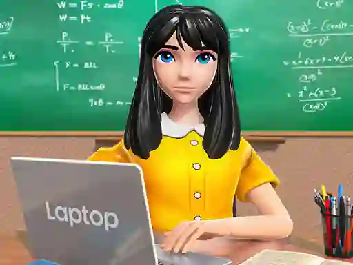 Spil School Teacher Game School Day online