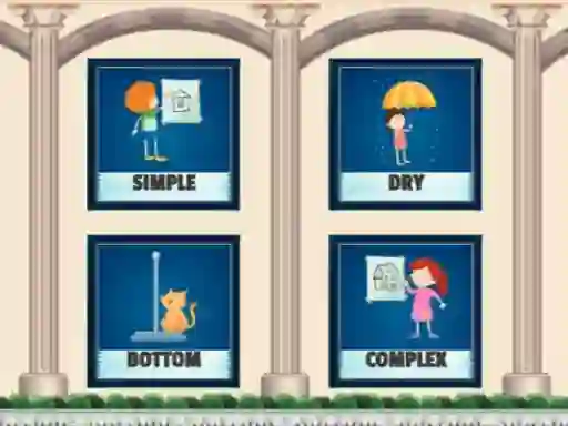 Spil Opposite photo match online