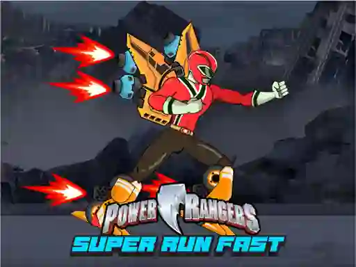 Spil Power Rangers Super Run Fast online