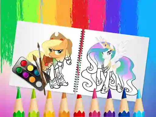 Spil Sweet Pony Coloring Book online