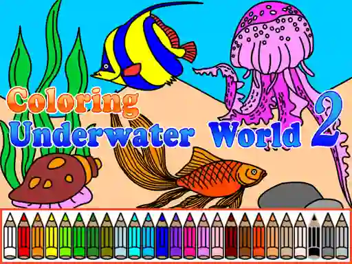 Spil Сoloring Underwater World 2 online