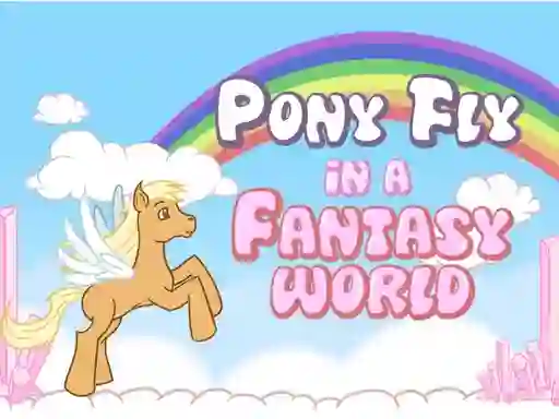 Spil Pony fly in a fantasy world online