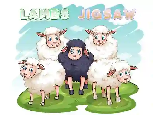 Spil Lambs Jigsaw online