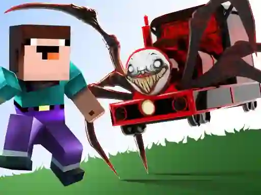 Spil Noob vs Spider Train online