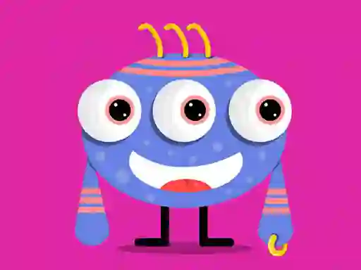 Spil Cute Little Monsters Memory online