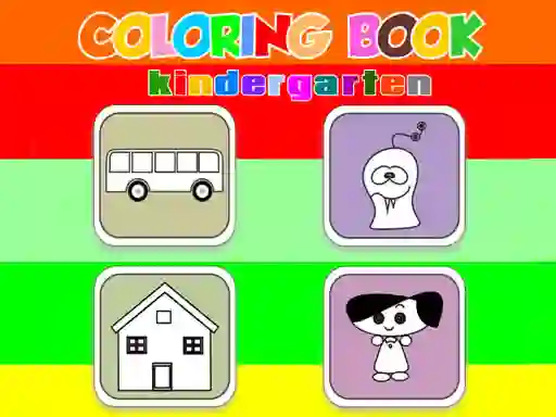 Spil Coloring Book Kindergarten online