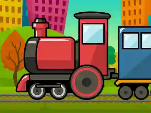Spil Train Jigsaw online