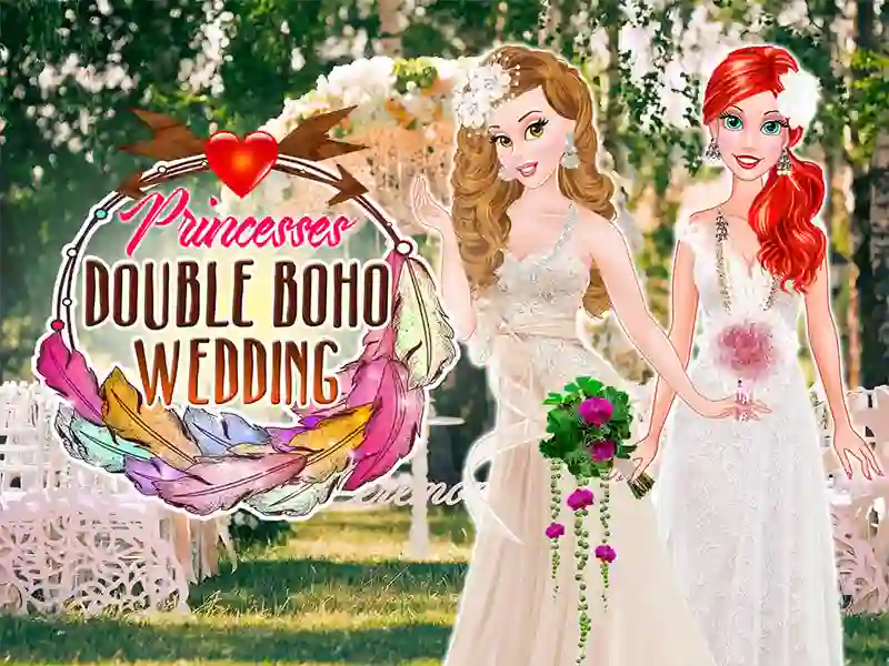 Spil Princesses Double Boho Wedding online