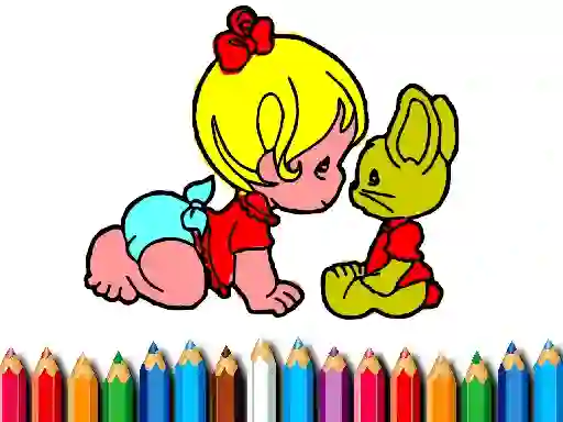 Spil Back To School: Aby Girl Coloring online