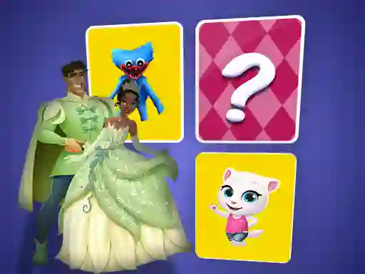 Spil The Princess and the Frog Memory Card Match online