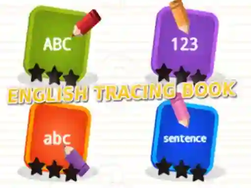 Spil English Tracing Book online