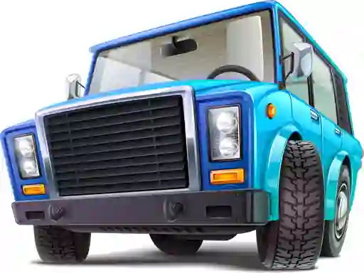 Spil Cartoon Trucks Puzzle online