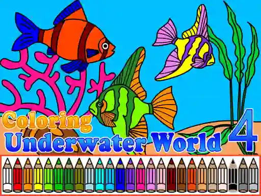 Spil Coloring Underwater World 4 online