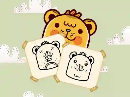 Spil Happy Hamster Coloring online