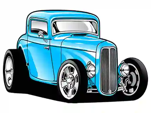 Spil Hot Rod Coloring online