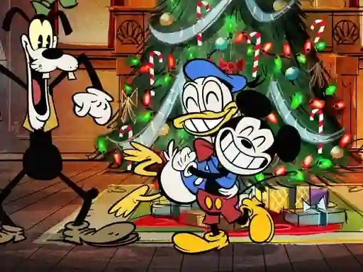 Spil Preparing Mickey For Christmas Match 3 online