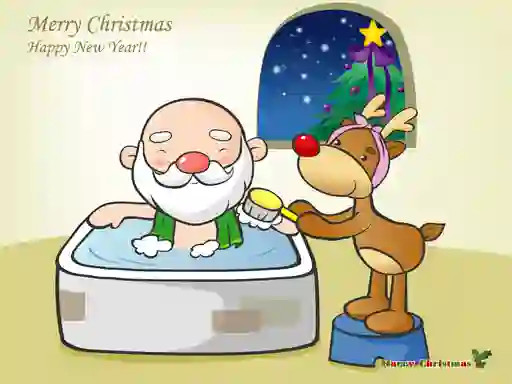 Spil Funny Christmas Puzzle online