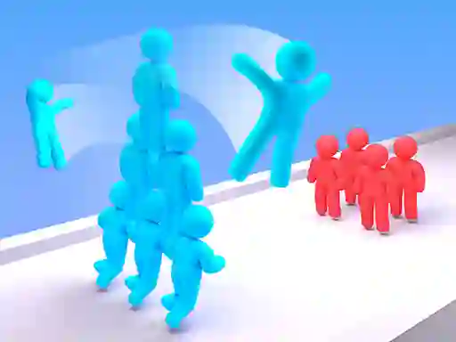 Spil Crowd Stack Race 3D online