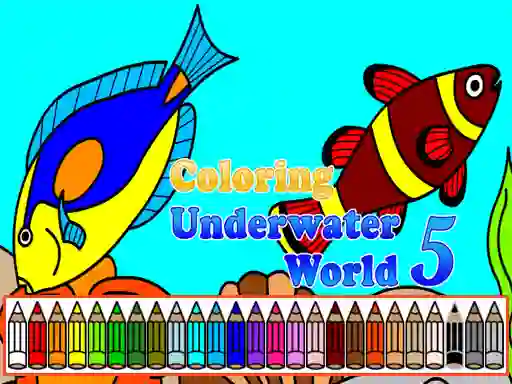 Spil Coloring Underwater World 5 online