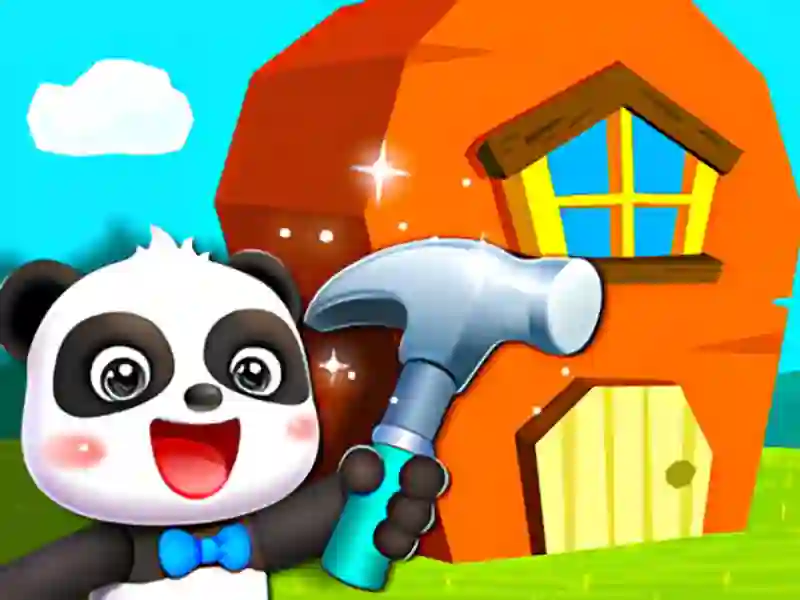 Spil Baby Panda House Design online