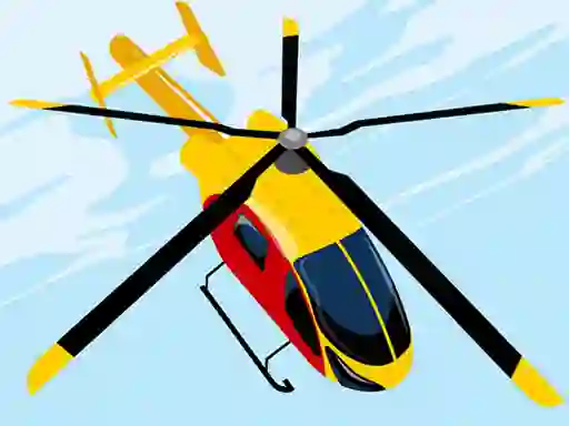 Spil Dangerous Helicopter Jigsaw online