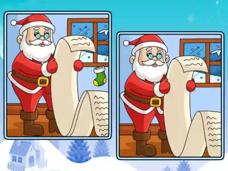 Spil Christmas Spot the Difference online