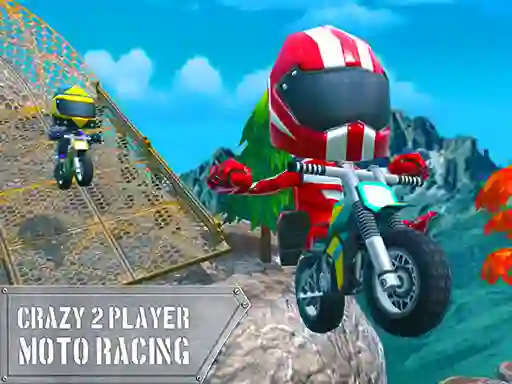 Spil Crazy 2 Player Moto Racing online