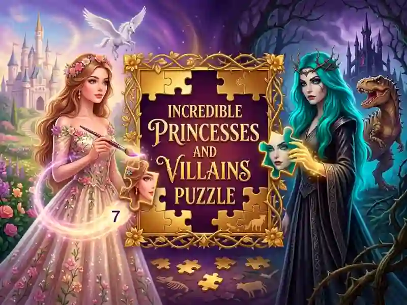 Spil Incredible Princesses and Villains Puzzle online