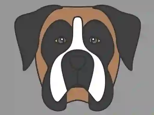 Spil Doggy Face Coloring online