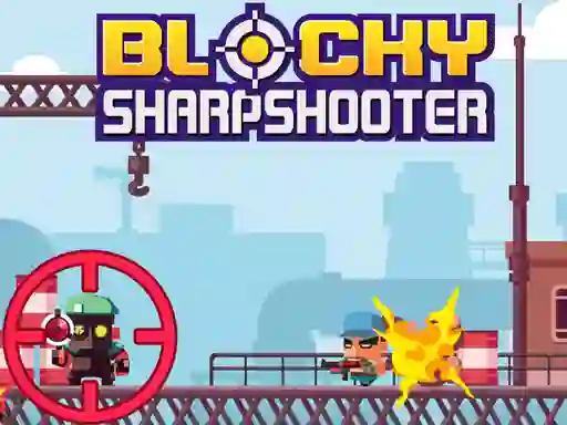 Spil Blocky Sharpshooter online