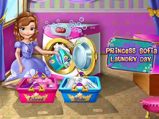 Spil Young Princess Laundry Day online