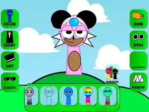 Spil Sprunki Character Maker OC online