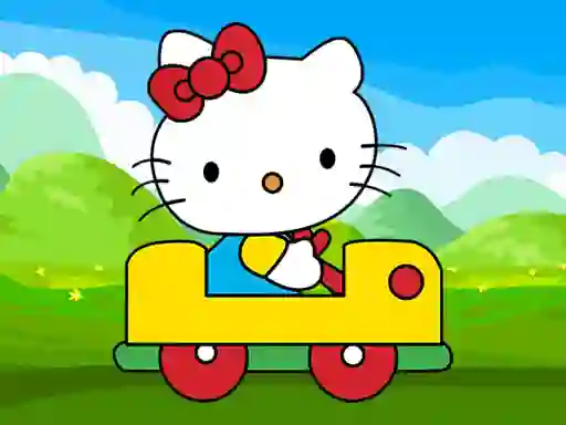 Spil Cute Kitty Car Jigsaw online