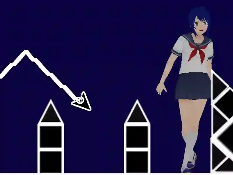 Spil Space Geometry Dash Waves online